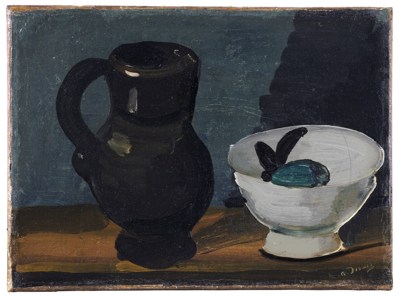 "STILL LIFE WITH JUG AND CUP" by Andre Derain