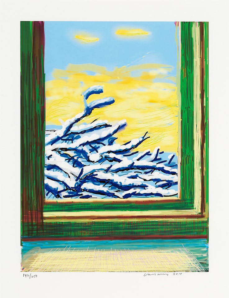 iPad Drawing 'No.610', 23rd December 2010 by David Hockney