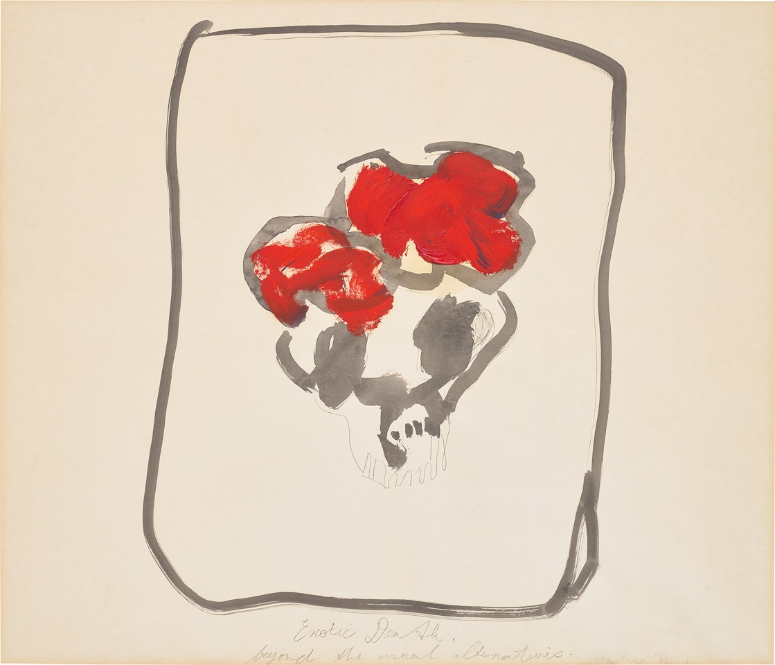 Exotic Death. beyond the usual alternatives. by Marlene Dumas