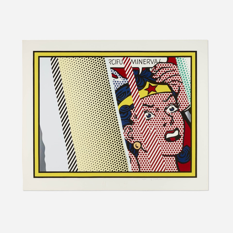 Reflections on Minerva (from the Reflections series) by Roy Lichtenstein