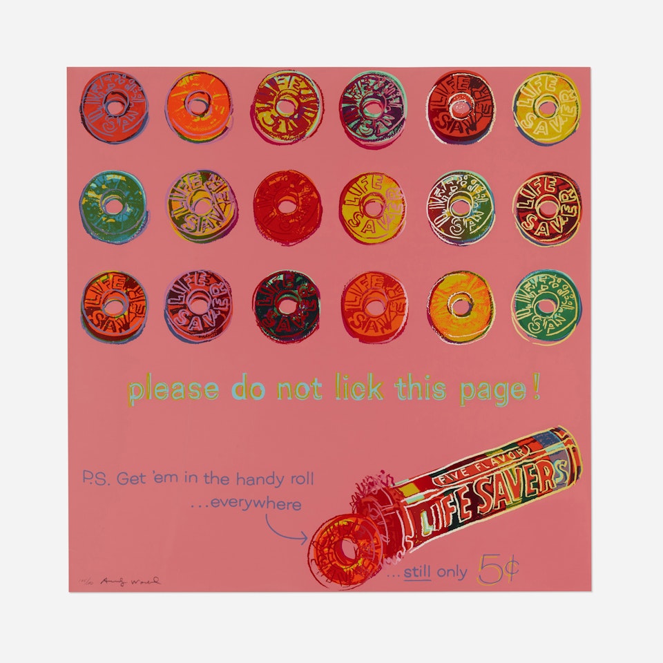 Life Savers (from the Ads portfolio) by Andy Warhol