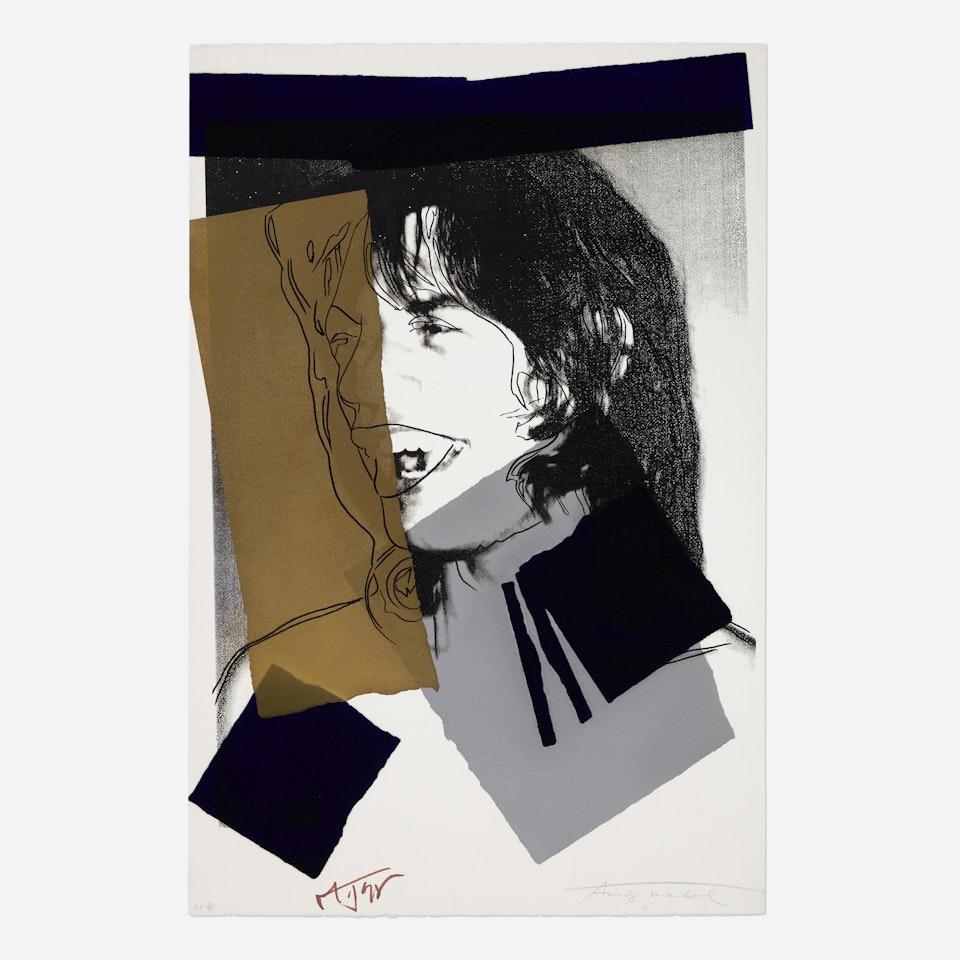 Mick Jagger (from the Mick Jagger portfolio) by Andy Warhol