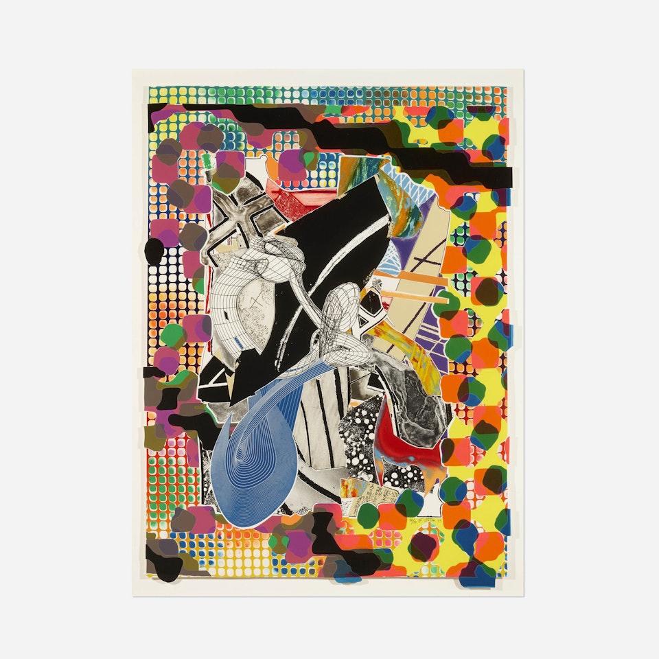 The Affidavit (from the Moby Dick Deckle Edges series) by Frank Stella