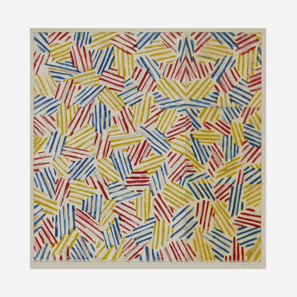 #6 (from 6 Lithographs (after 'Untitled 1975') by Jasper Johns