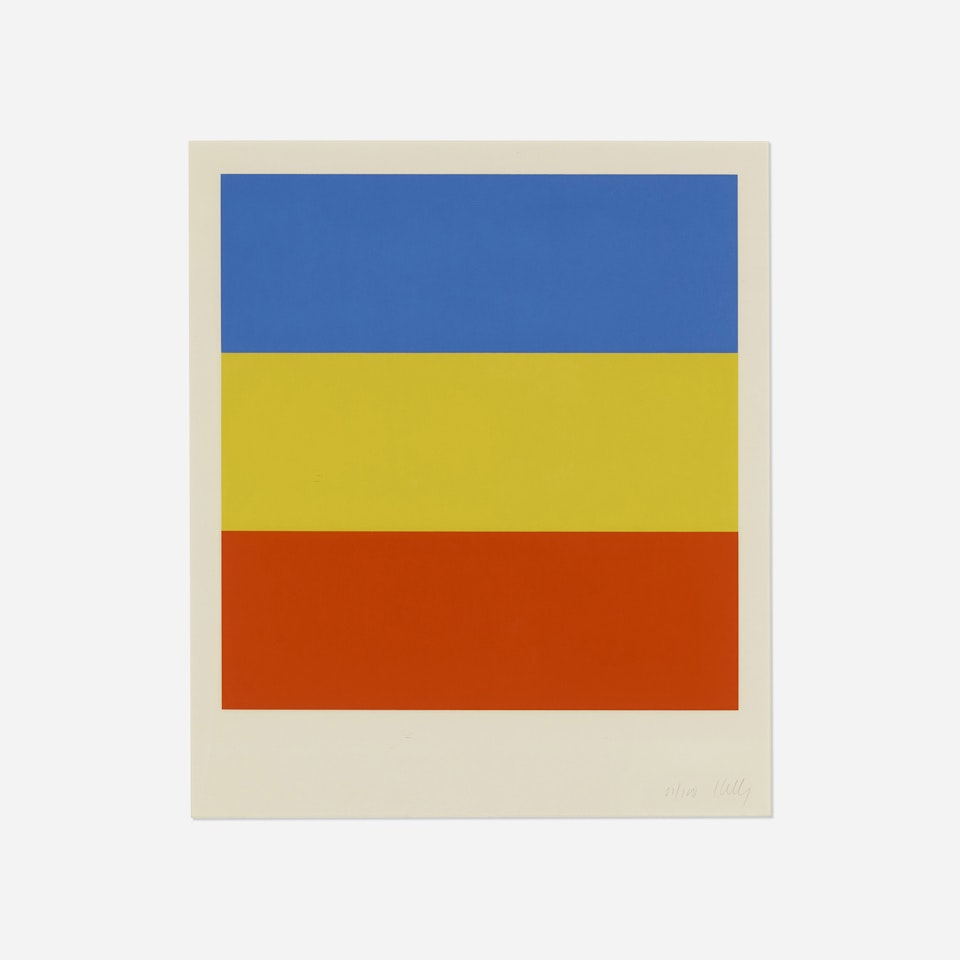 Blue, Yellow, Red by Ellsworth Kelly