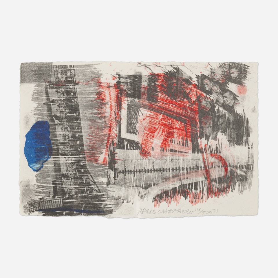 Sub-Total (from the Stoned Moon series) by Robert Rauschenberg