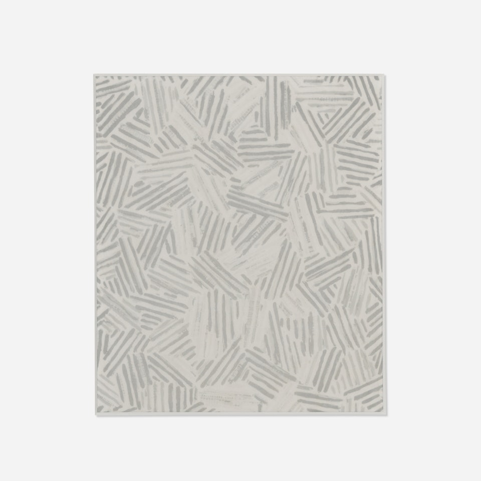 Silver Cicada by Jasper Johns