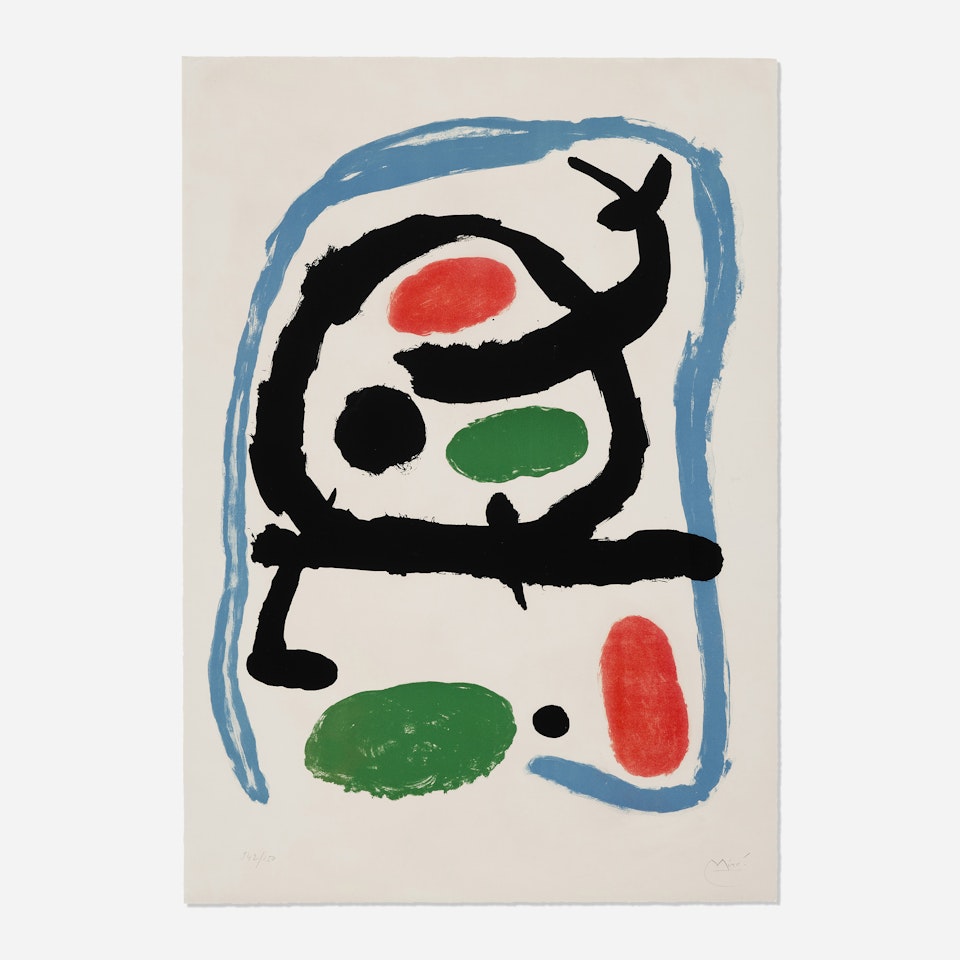 Poster for the Miró exhibition at the Musée National d'Art Moderne, Paris by Joan Miró