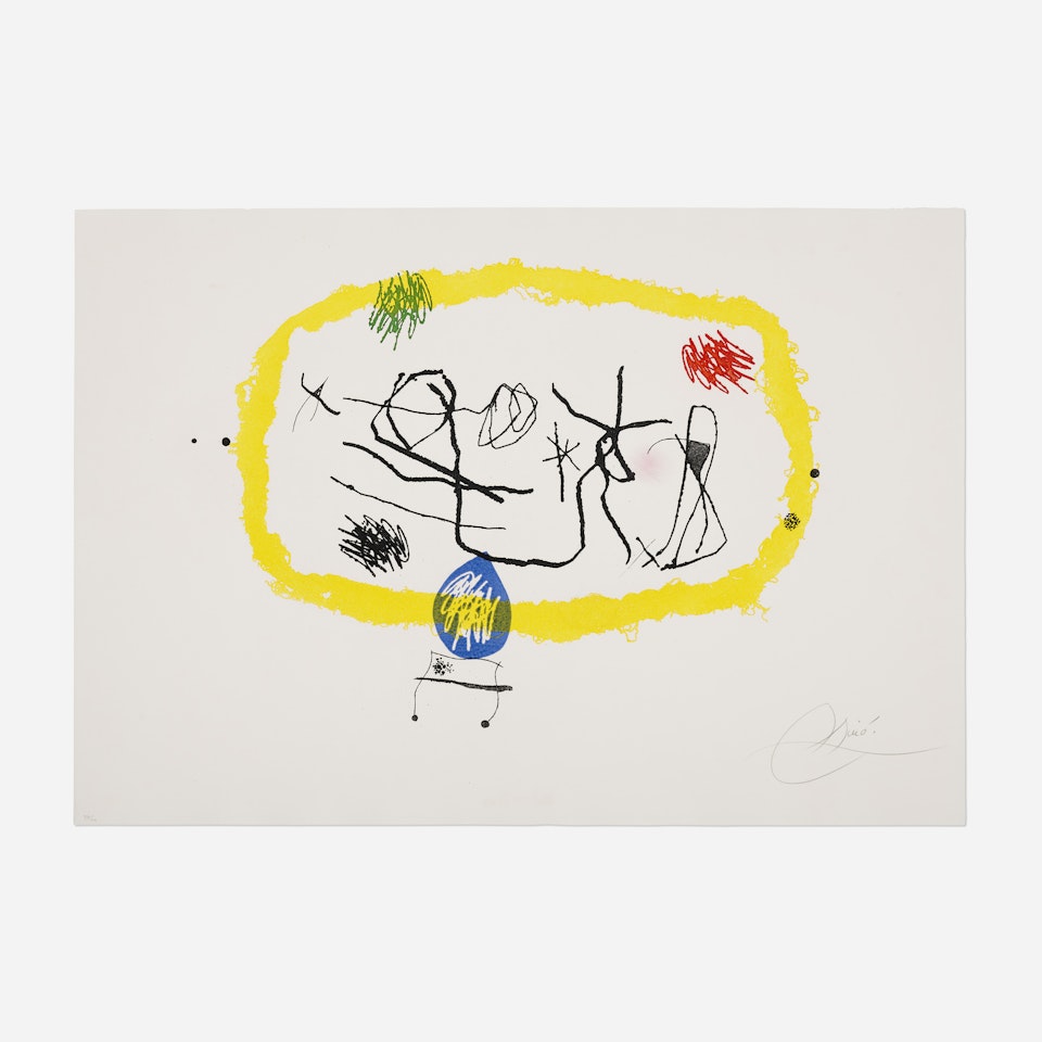 Personatges solars by Joan Miró