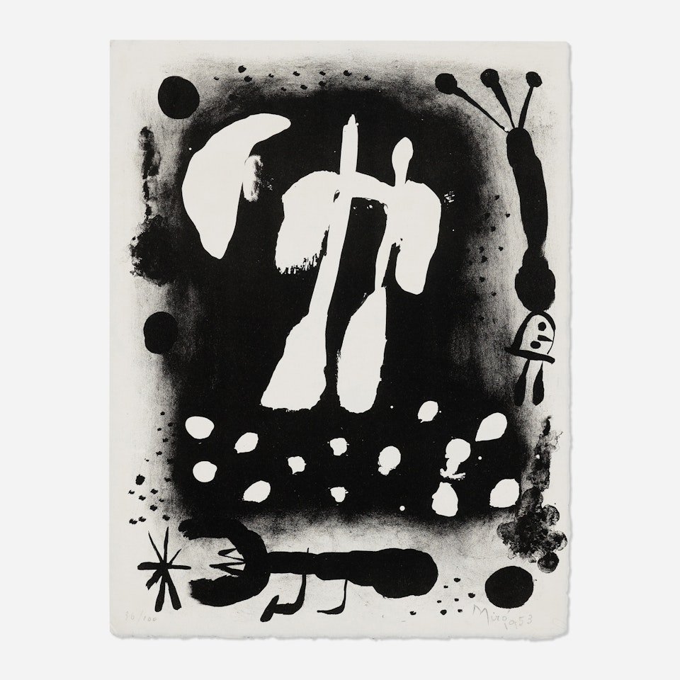 Catalogue de l'exposition 'Recent paintings 1953' à l'occasion du 60e anniversaire de l'artiste by Joan Miró