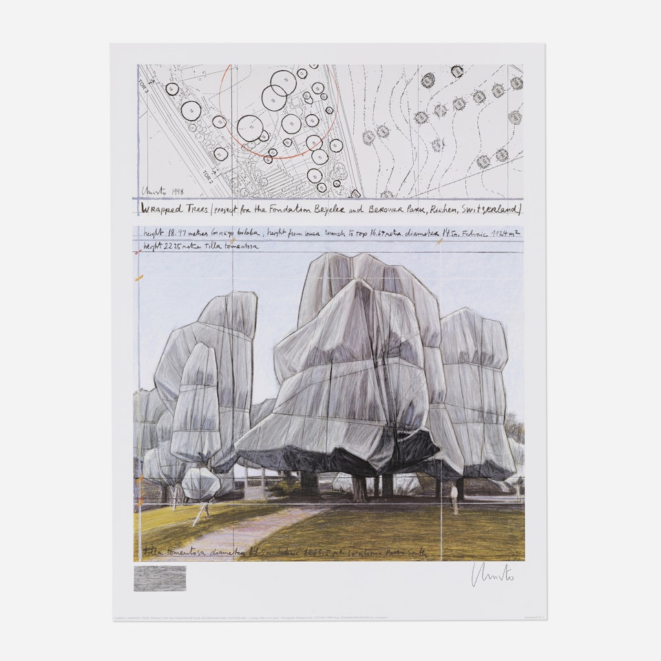 Wrapped Trees III by Christo