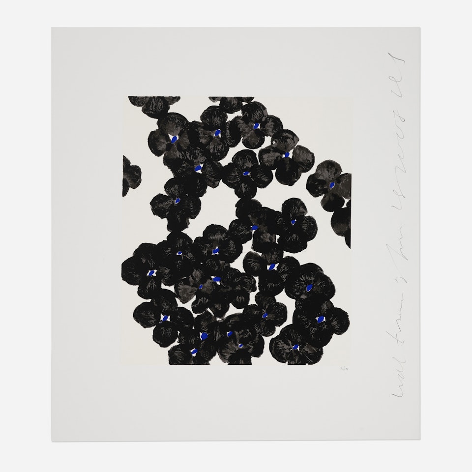 Wallflower 35 (from the Wallflowers portfolio) by Donald Sultan
