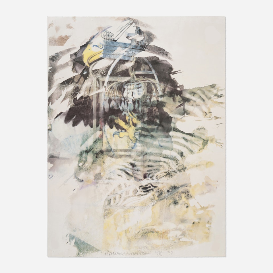 Caucus (from the Leo Castelli 90th Birthday portfolio) by Robert Rauschenberg