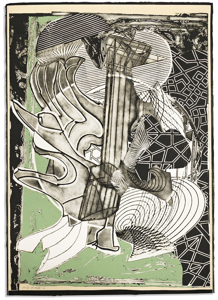 The Fossil Whale by Frank Stella