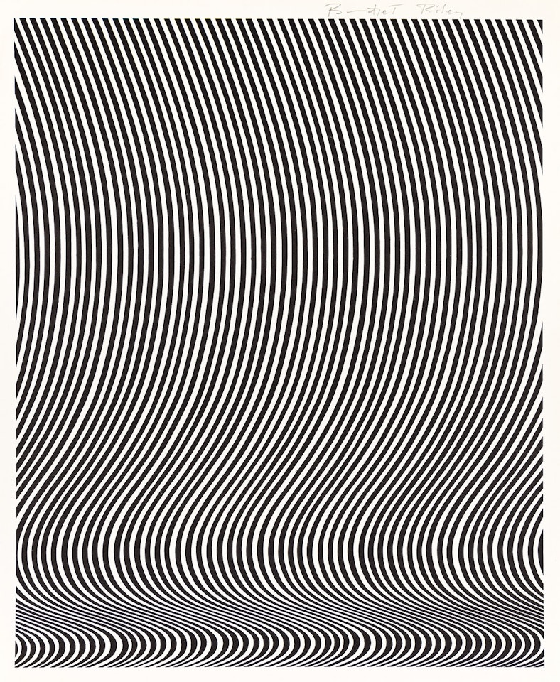 Untitled (Richard Feigen Gallery).  by Bridget Riley