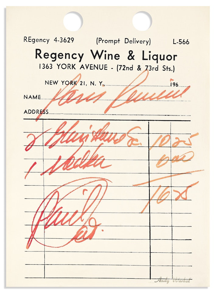 Paris Review by Andy Warhol