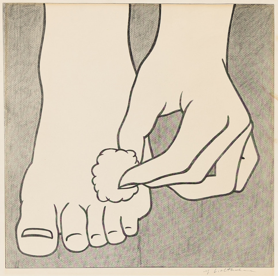 Foot Medication Poster by Roy Lichtenstein