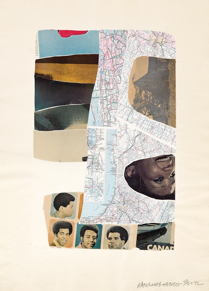 Composition (from Tares) by Robert Rauschenberg