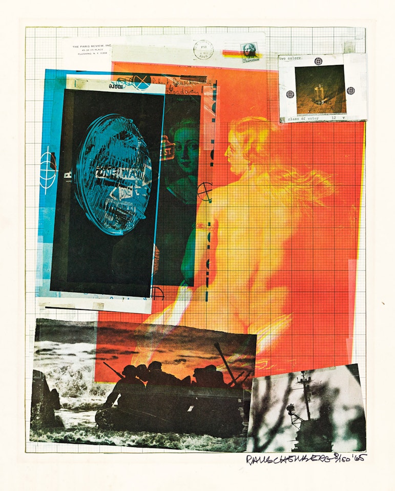 Paris Review Poster by Robert Rauschenberg