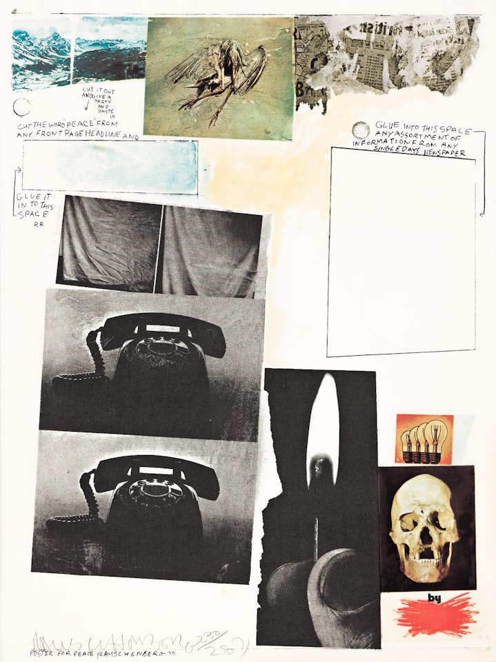 Poster for Peace by Robert Rauschenberg