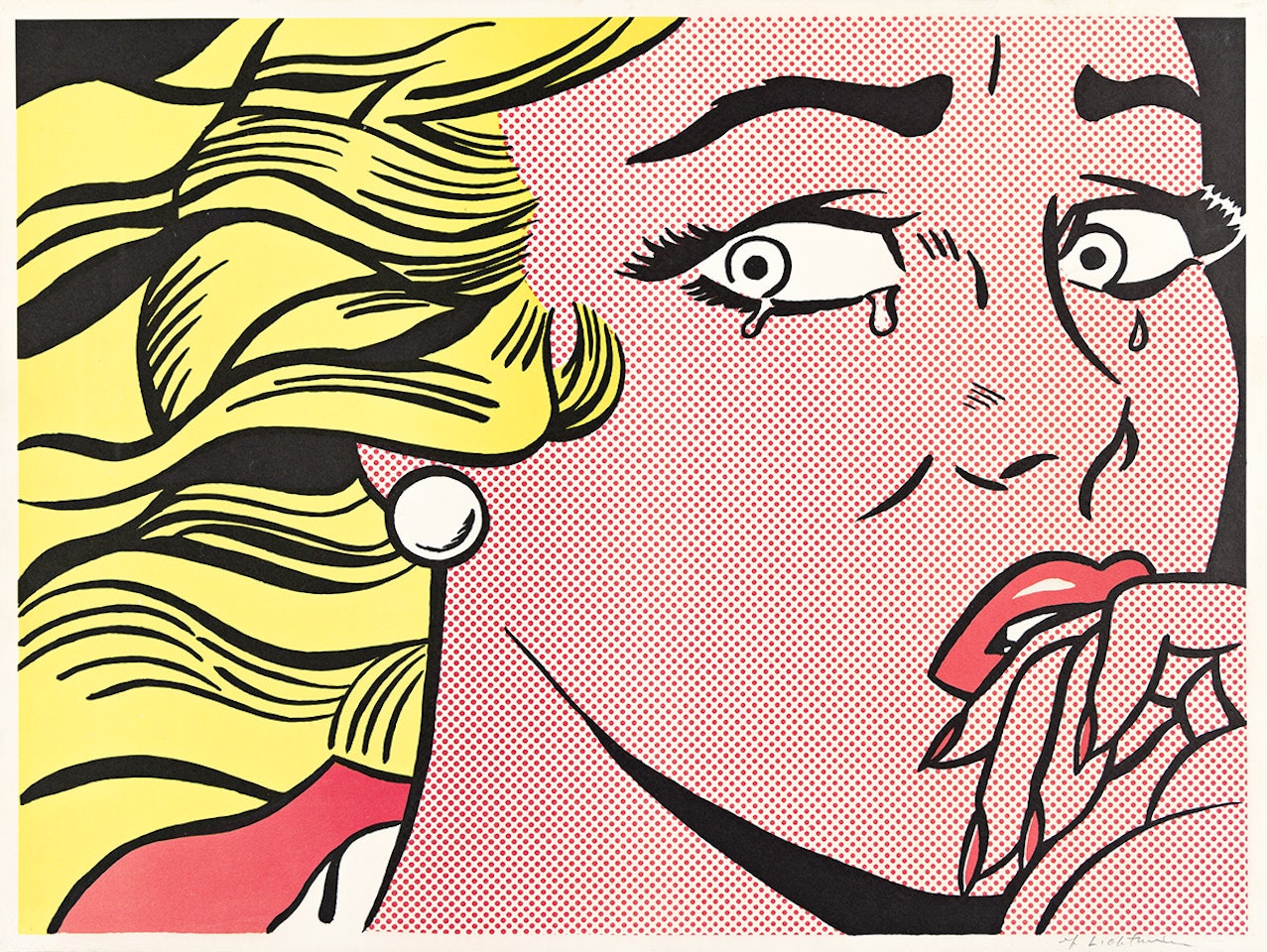 Crying Girl by Roy Lichtenstein