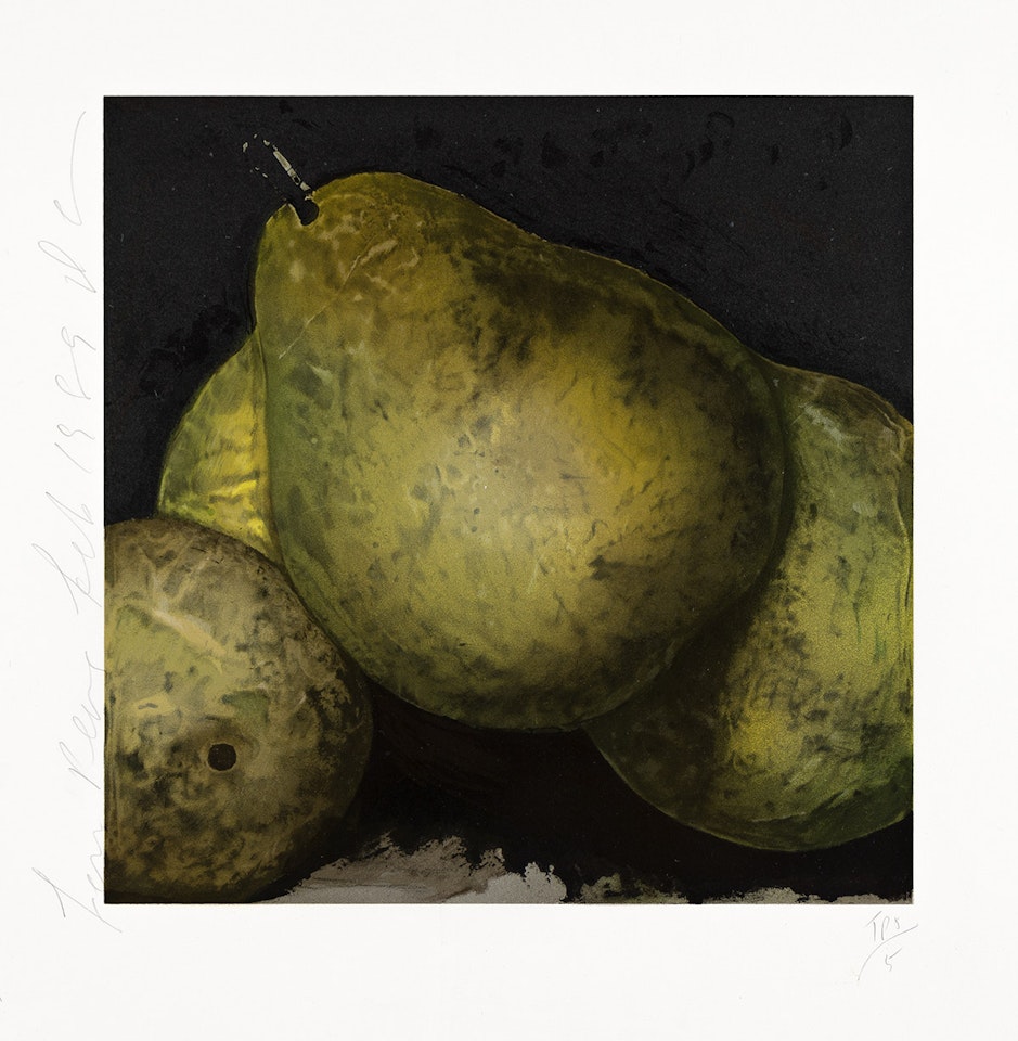 Four Pears by Donald Sultan
