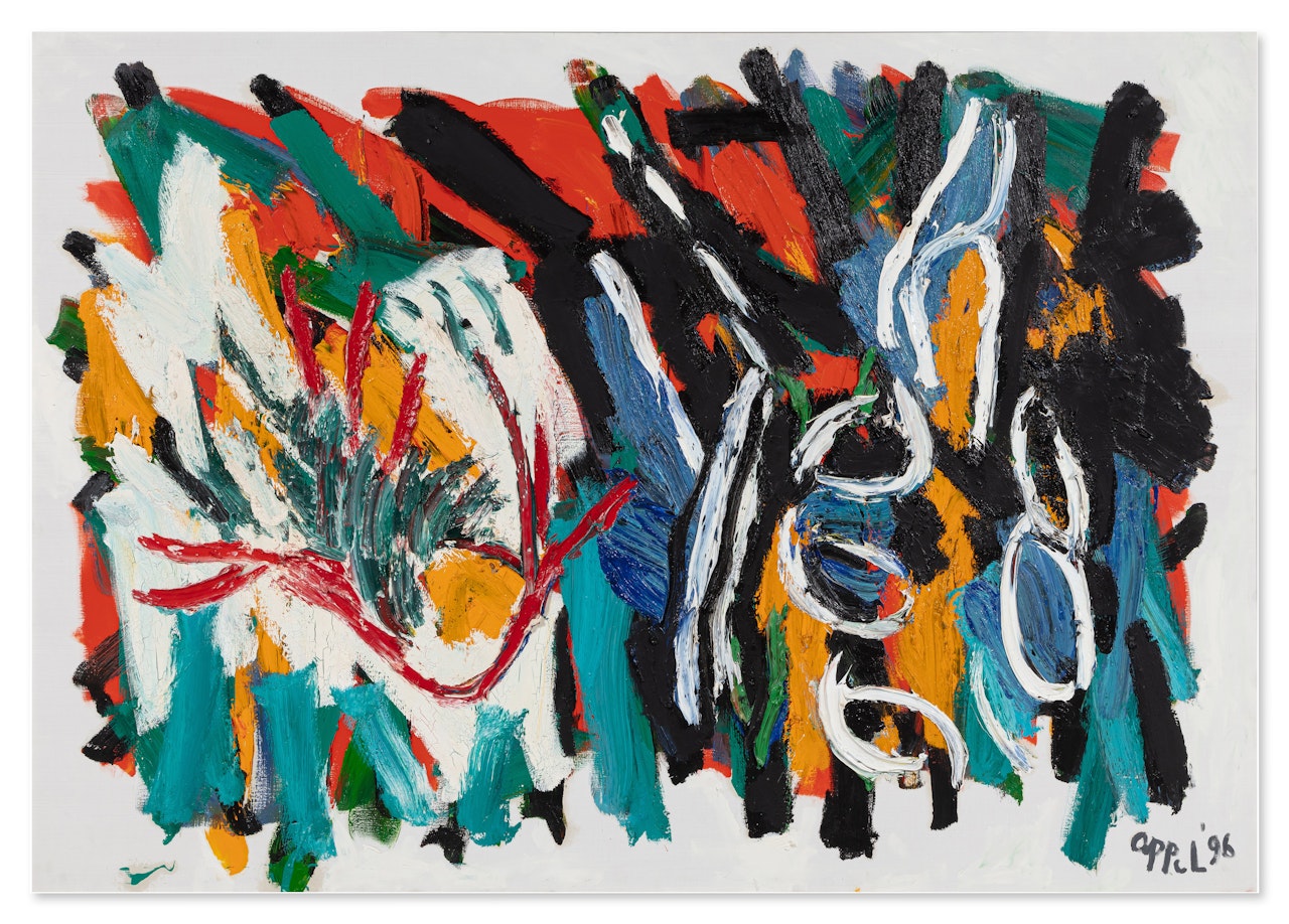 Birth of a Landscape 17 by Karel Appel