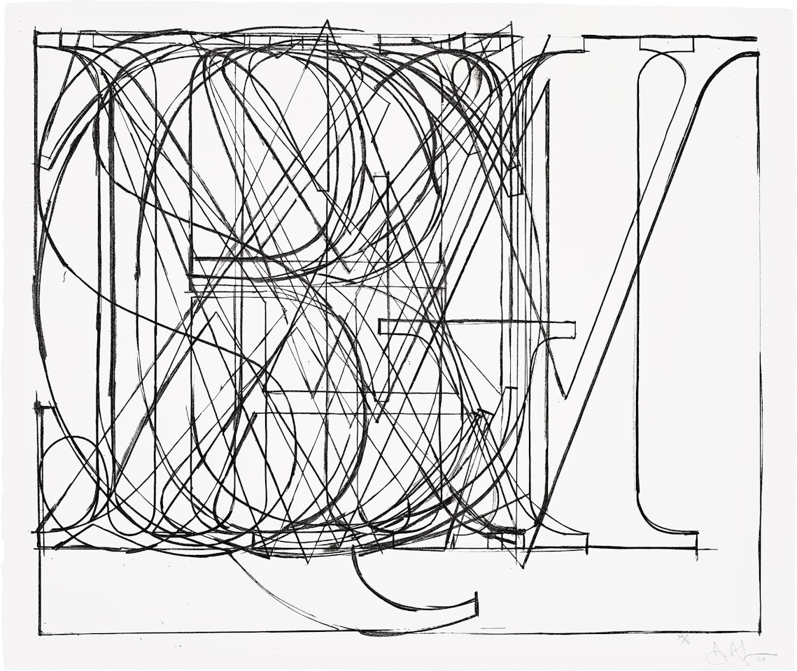Alphabet (G. 126, U.L.A.E. 69) by Jasper Johns
