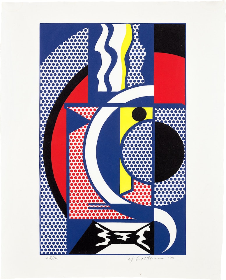 Modern Head #1, from Modern Head Series (G. 242, C. 91) by Roy Lichtenstein