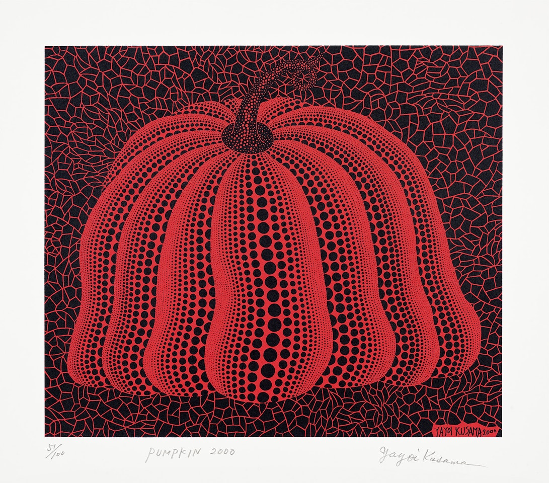 Pumpkin  (Red) (K. 299) by Yayoi Kusama