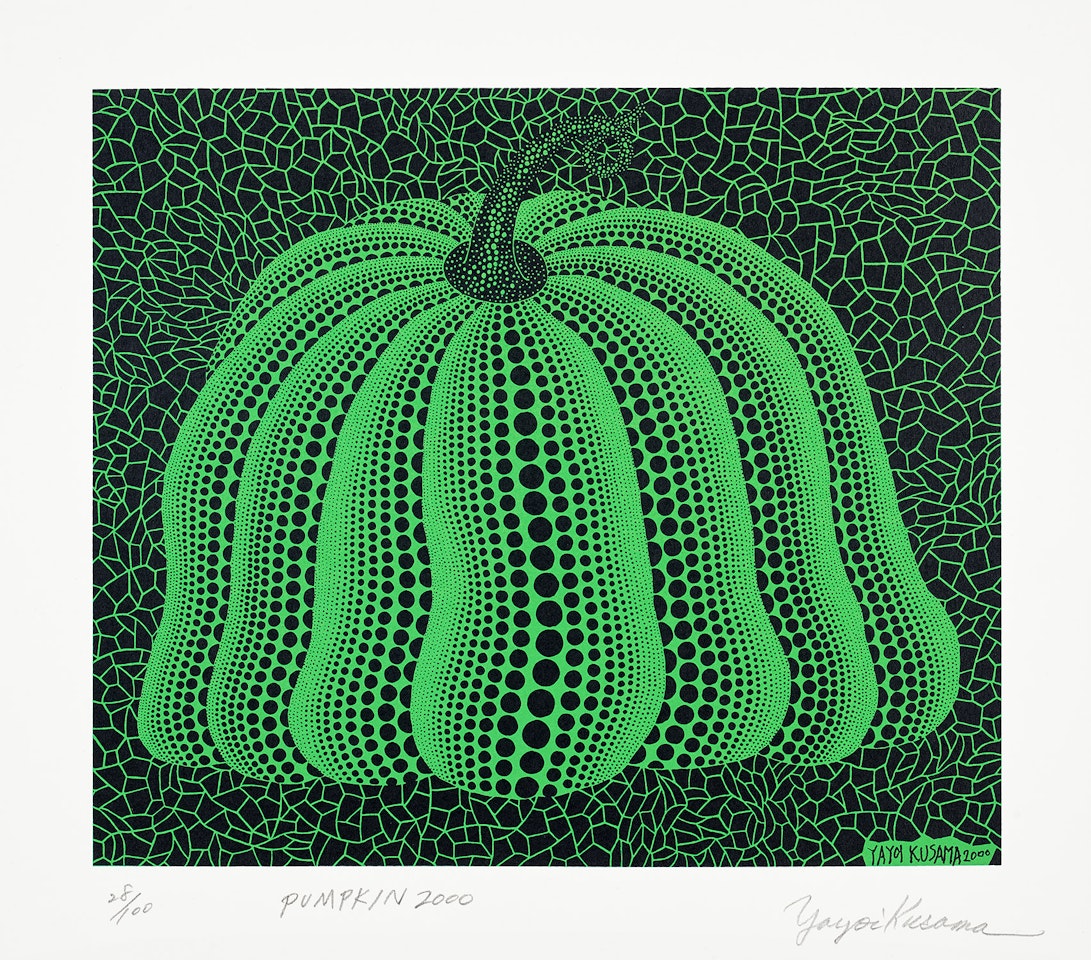 Pumpkin  (Green) (K. 300) by Yayoi Kusama