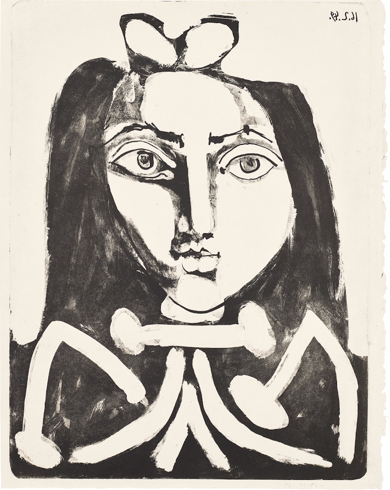 Portrait de jeune fille (Portrait of a Young Girl) (M. 151, R. 453) by Pablo Picasso