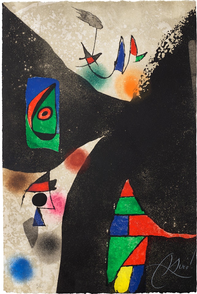 Gaudí II (D. 1061) by Joan Miró
