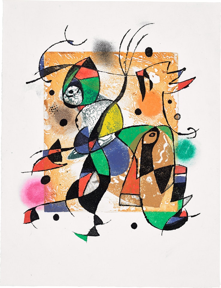 Gaudí XVI (D. 1075) by Joan Miró