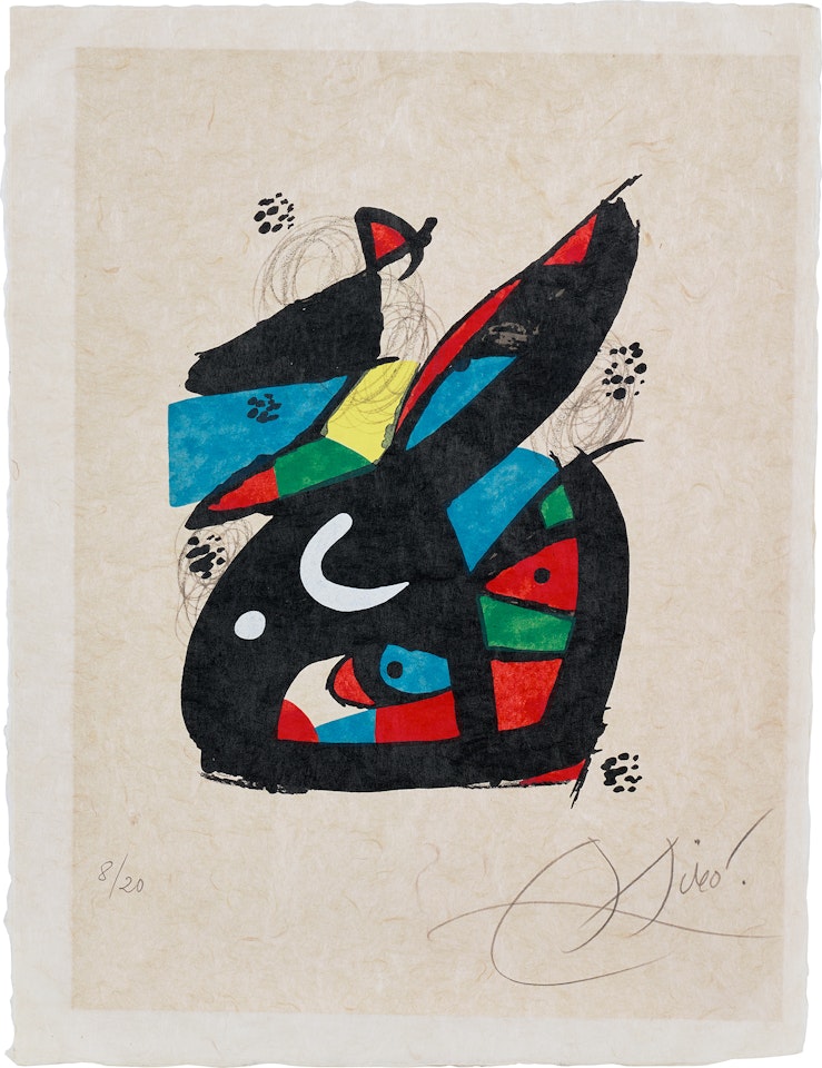 La mélodie acide (The Acid Melody): plate 13 (M. 1224, C. 248) by Joan Miró