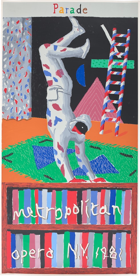 Parade: Metropolitan Opera, New York (B. 103) by David Hockney