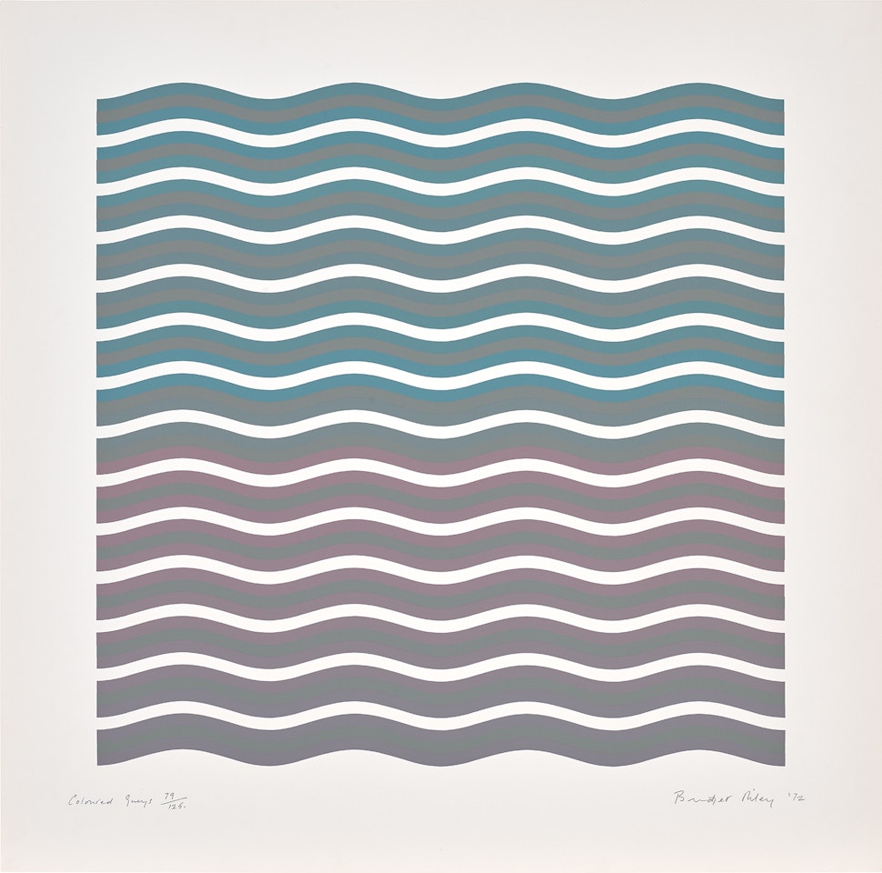 Coloured Greys [2] (S. 17, T. & G. 18) by Bridget Riley