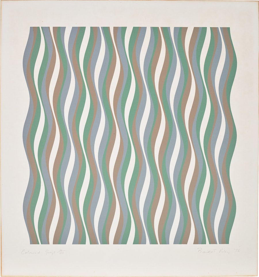 Coloured Greys [1] (S. 16, T. & G. 17) by Bridget Riley