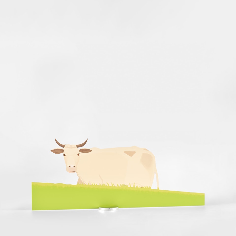 Cow (Small; cut out edition) (S. 384) by Alex Katz