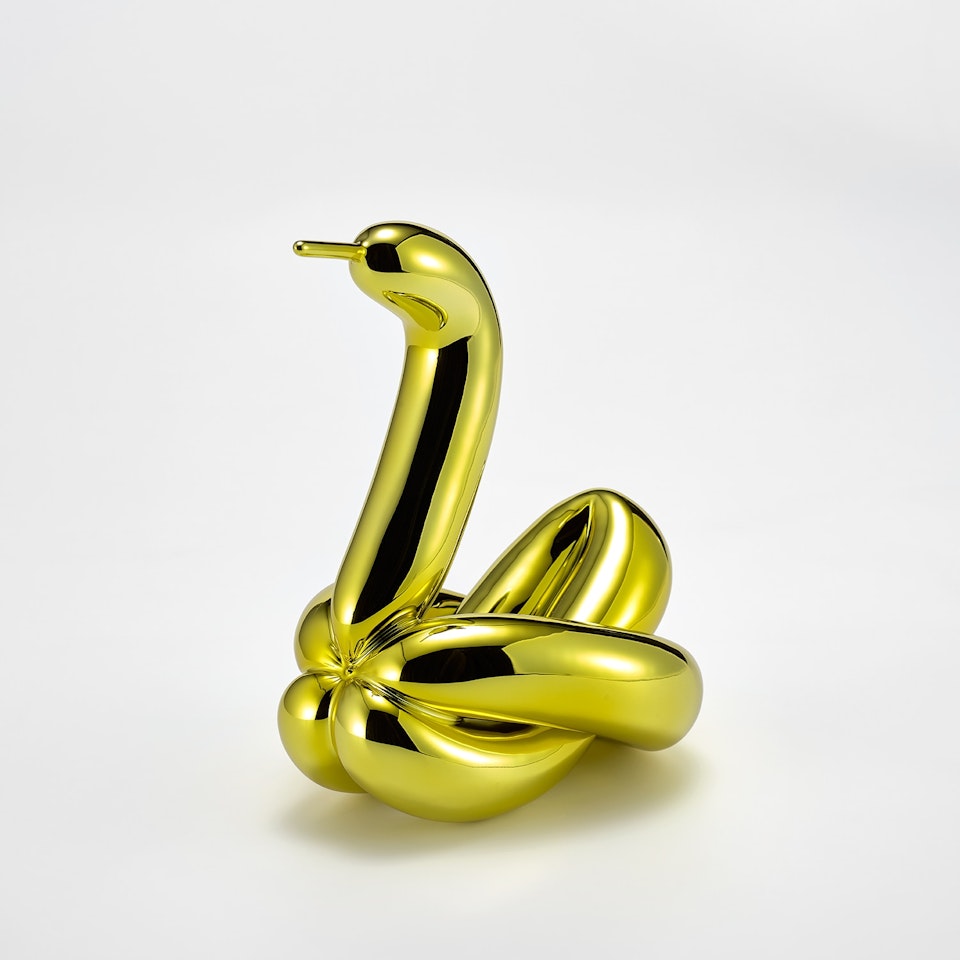 Balloon Swan (Yellow) by Jeff Koons
