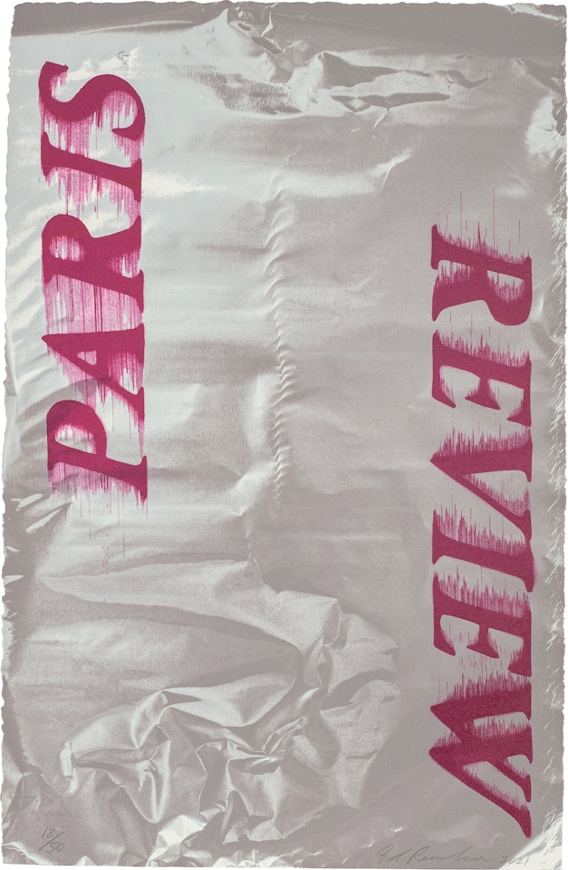 Paris Review by Ed Ruscha
