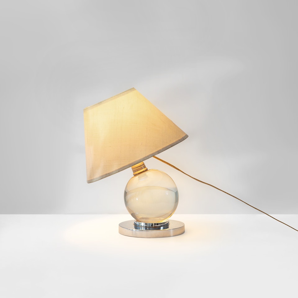 Adjustable table lamp, model no. 7706 by Jacques Adnet