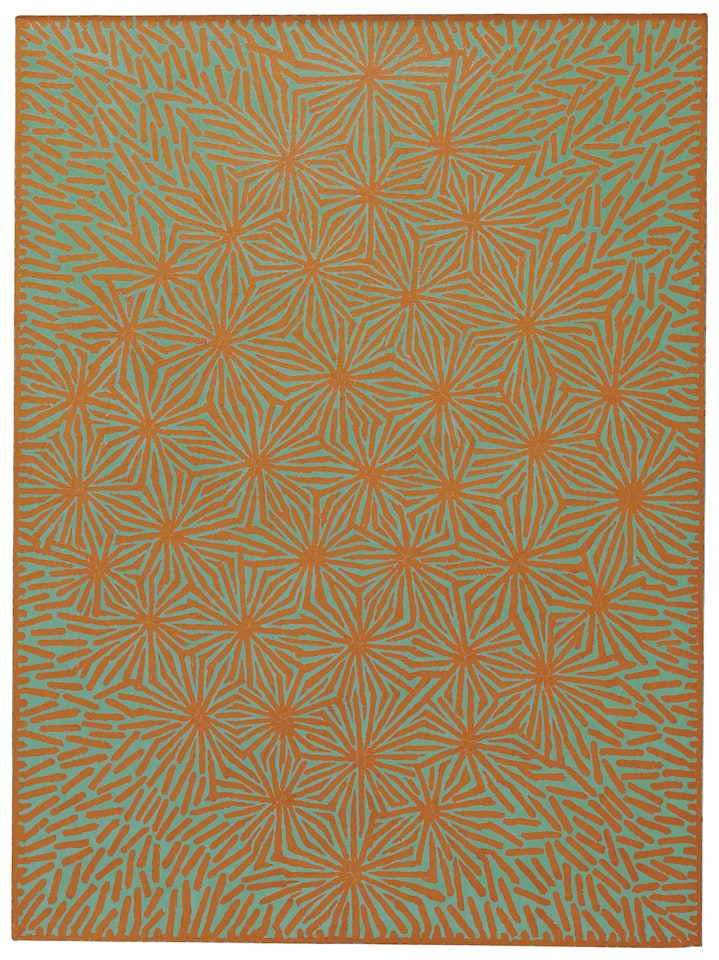Untitled (Orange and Teal) by Richard Anuszkiewicz