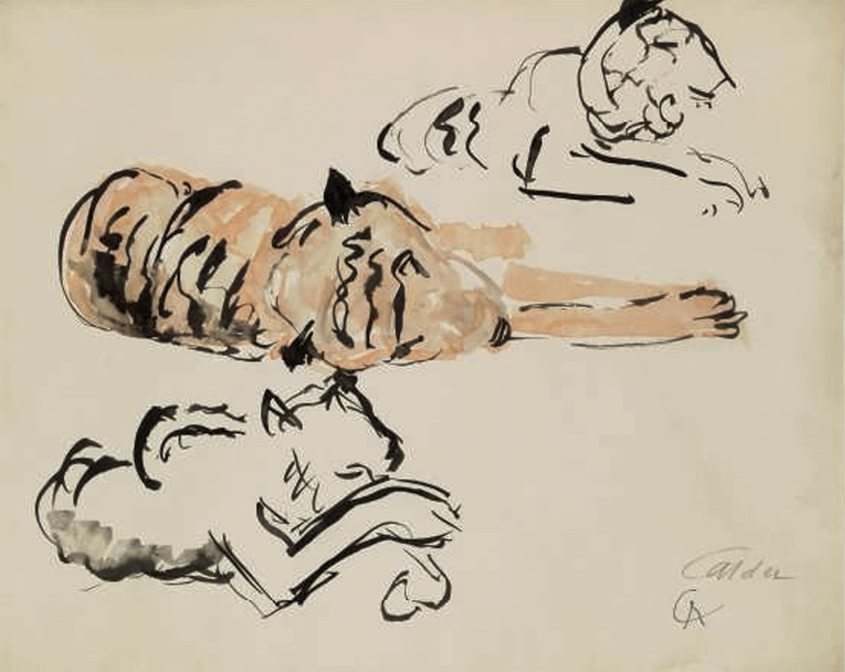 Resting Tigers by Alexander Calder