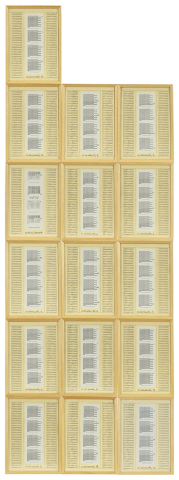 Variation No. 25 by Hanne Darboven