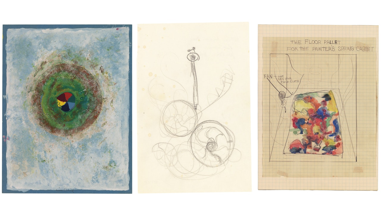 Three works on paper by Jim Dine