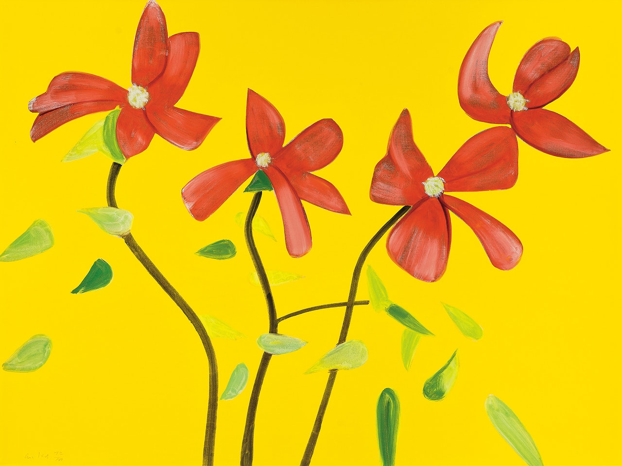 Red Dogwood 1 by Alex Katz