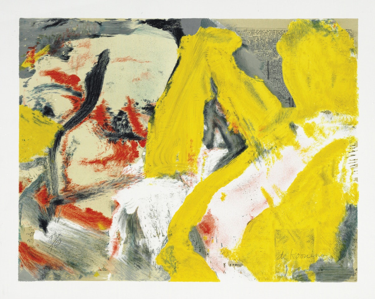 The man and the big blonde by Willem de Kooning