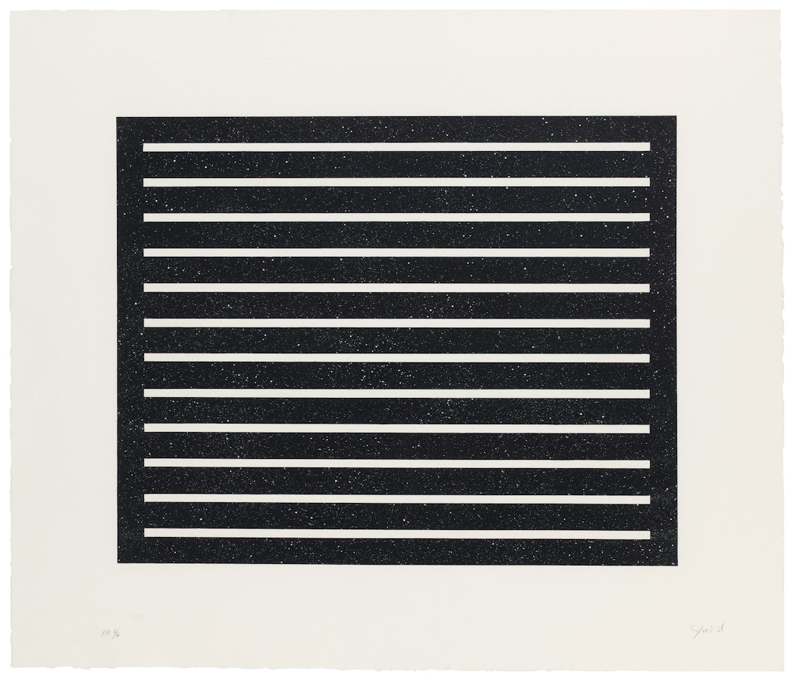 Untitled: one plate by Donald Judd