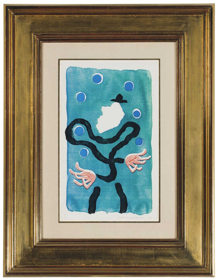 The juggler by David Hockney